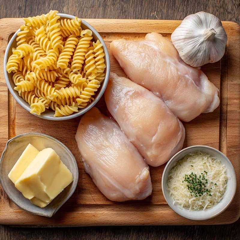 creamy garlic butter chicken ingredients