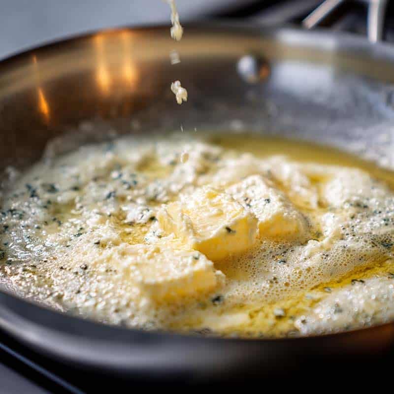 garlic butter sauce step