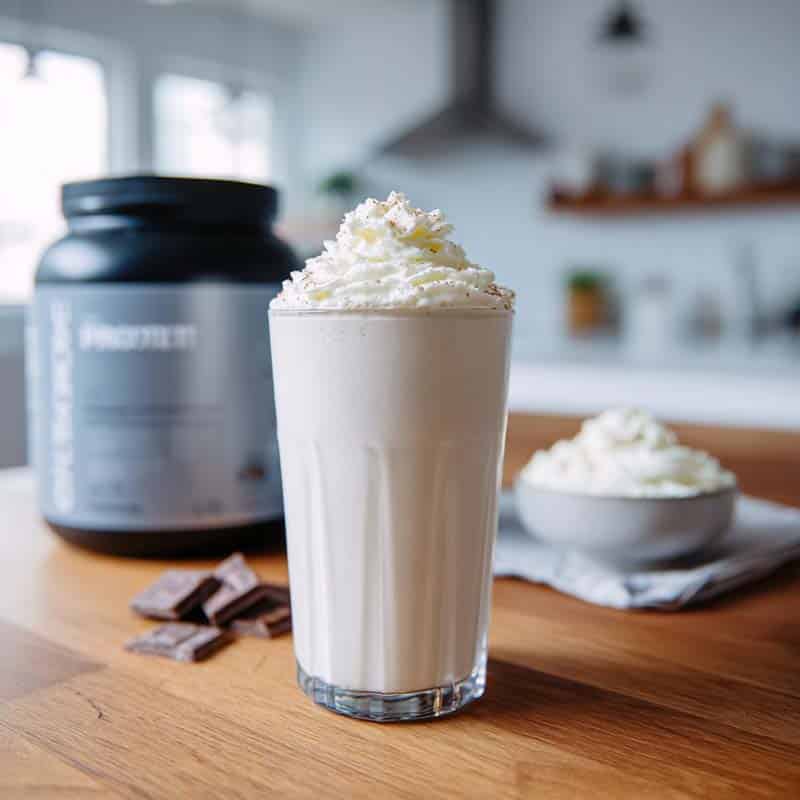 Ingredients for Ninja Creami high protein recipe