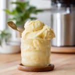 Dole Whip Ninja Creami in a glass